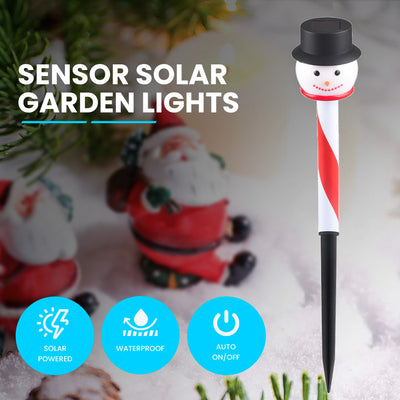 NEKEPY Solar Christmas LED Lights Snowman Outdoor Waterproof Landscape - 1 Pack