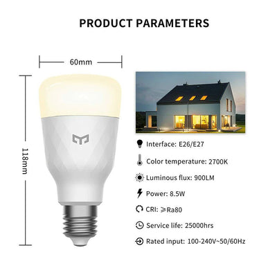 Yeelight Smart LED Bulb W3（Dimmable）