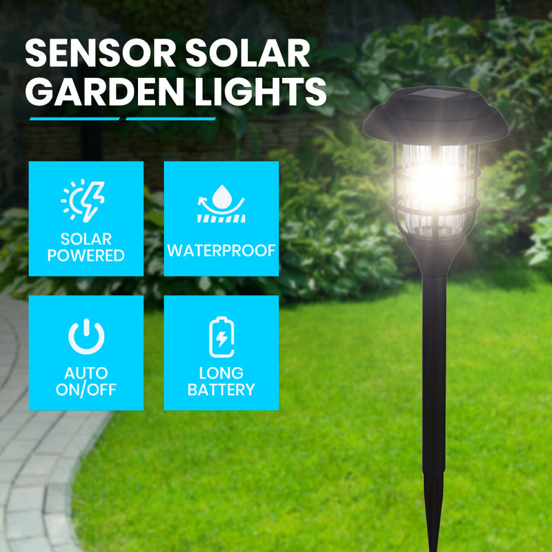 Nekepy Solar Lights 1 Pack, Outdoor Solar Powered Pathway Waterproof Landscape Light for Patio Walkway Driveway Garden Yard